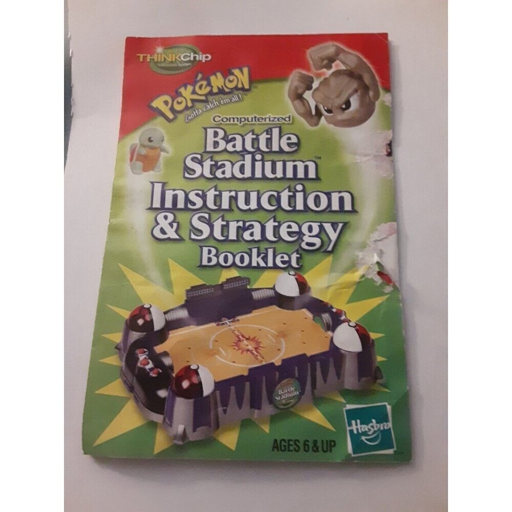 pokemon computerized battle stadium instruction and‎ strategy booklet Read!!